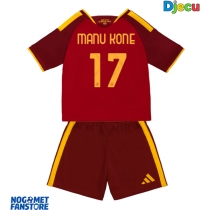 AS Roma Manu Kone #17 Domaci Dres za djecu 2026-27 Kratak Rukav (+ Kratke hlače)